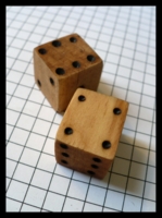 Dice : Dice - 6D - Hand Made Wood Dice by Libby 2009